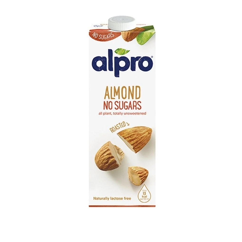 Alpro Şekersiz Badem Sütü 1Lt 8 Li
