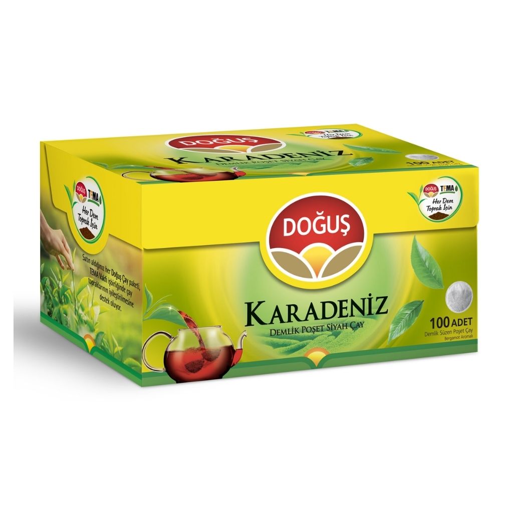 Doğuş Karadeniz Demlik Poşet Çay 3.2 gr 100\'lü
