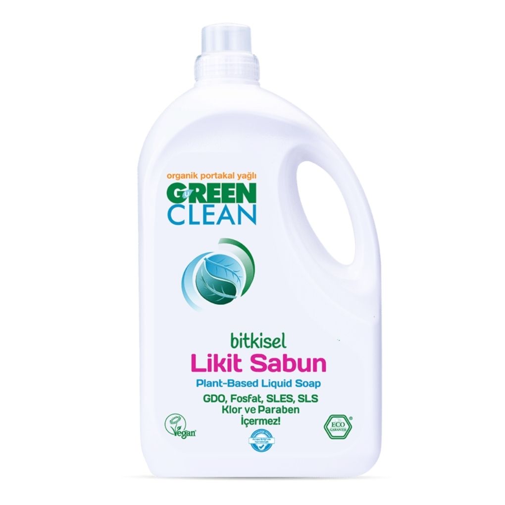 U Green Clean Bitkisel ve Doğal Likit Sabun 2750 Ml