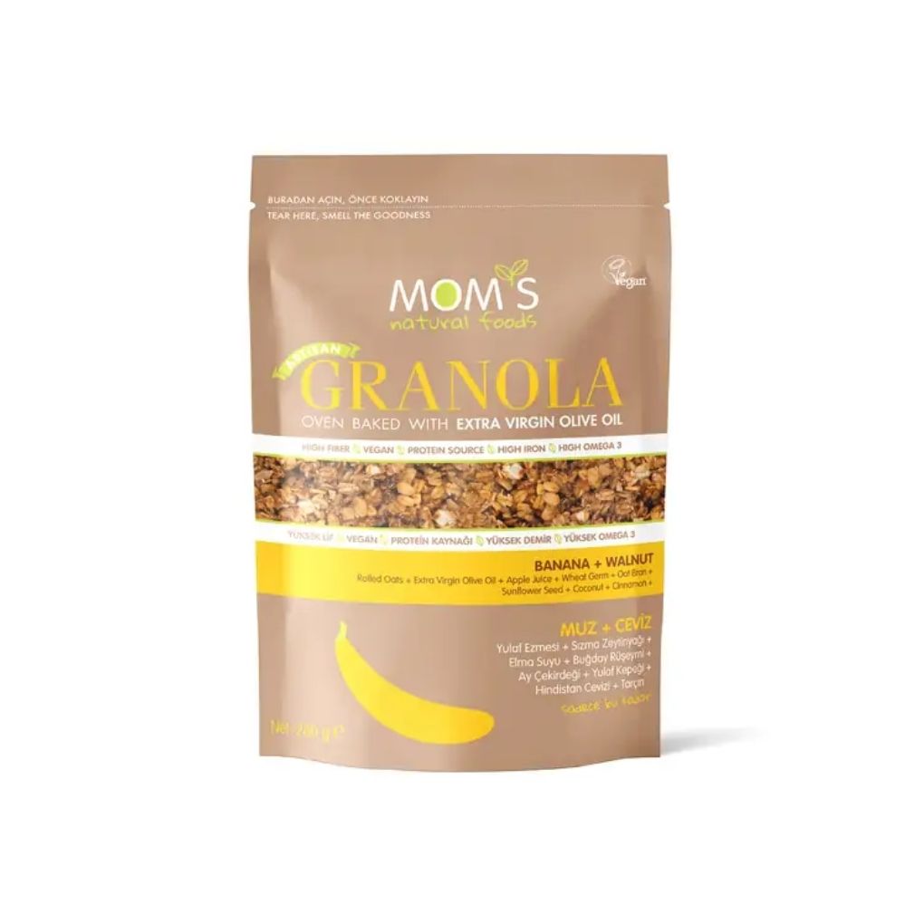 Mom\'s Granola Muz & Ceviz Granola 280G