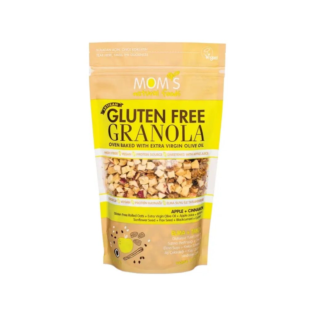 Mom\'s Granola Glutensiz Granola (Elma & Tarçın) 300G