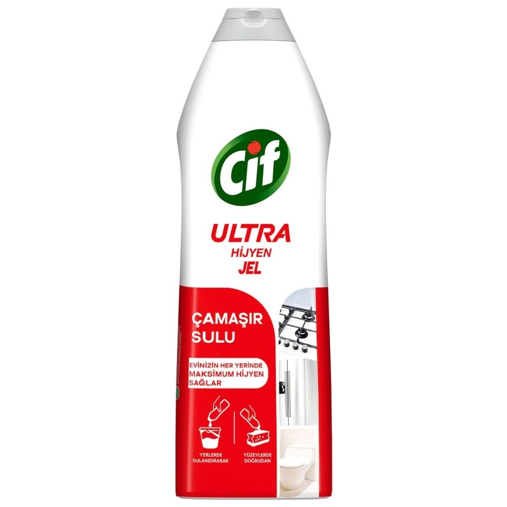 Cif Jel 750 Ml. Tüm Yüzeyler Ultra Hijyen Çamaşır Sulu