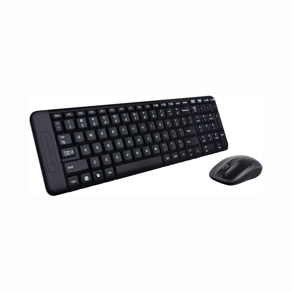 Logıtech Klavye Mouse Set Mk220 Kablosuz Siyah 920-003163