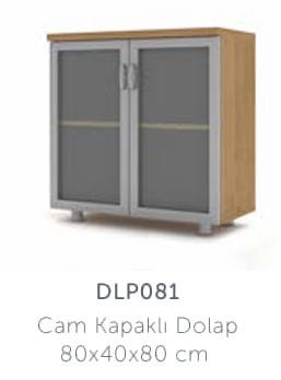 Dolap  DLP081 Cam Kapaklı Dolap 80x40x80 cm