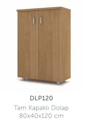 Dolap DLP120 Tam Kapaklı Dolap 80x40x120 cm