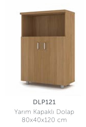 Dolap DLP121 Yarım Kapaklı Dolap 80x40x120 cm