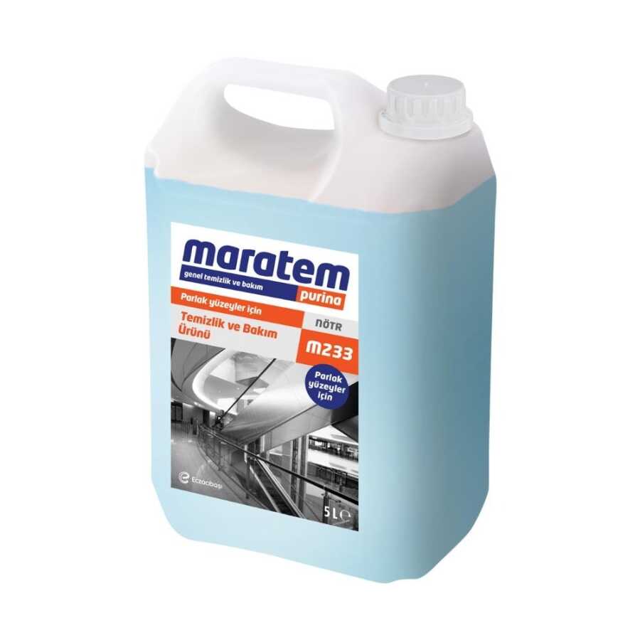 Maratem M233 Parlak Yüzeyler İçin Temizlik Ve Bakım Ürünü 5 L