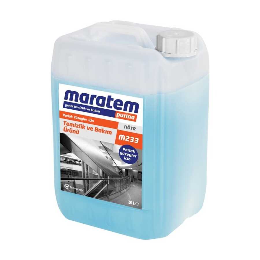 Maratem M233 Parlak Yüzeyler İçin Temizlik Ve Bakım Ürünü 20 L