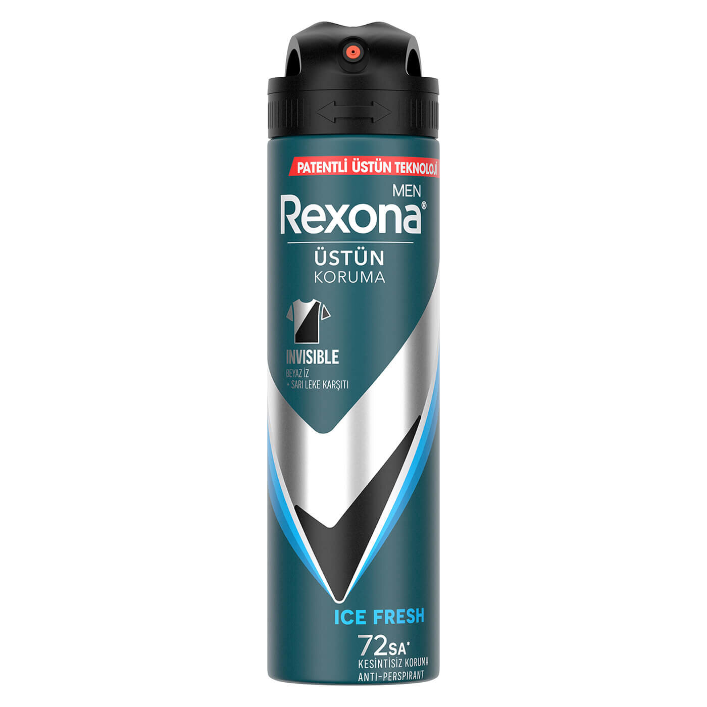 Rexona Men Erkek Sprey Deodorant 72h Invisible Ice Fresh 150 ml