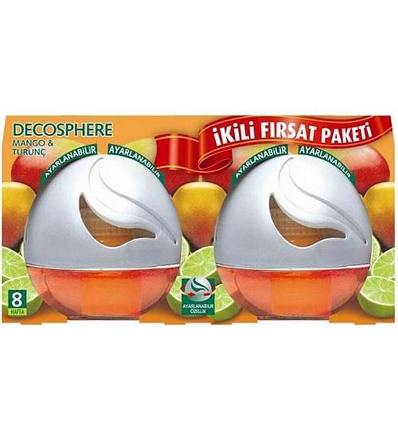 Aır Wıck Oda Kokusu Actıve Fresh (Decosphere) Greyfurt Portakal Çiçeği 2X75 Ml