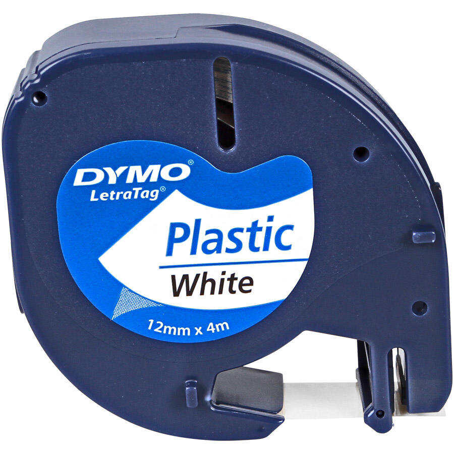Dymo 59422 Letratag Plastik şerti 12mmx4m BEYAZ (S0721660)