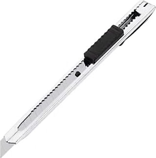 Noki 65226 Profesyonel Hassas Kesim Metal Klipsli Dar Maket Bıçağı 9mm