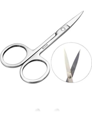 Kaş Makası Gümüş Paslanmaz Çelik 8.8 cm