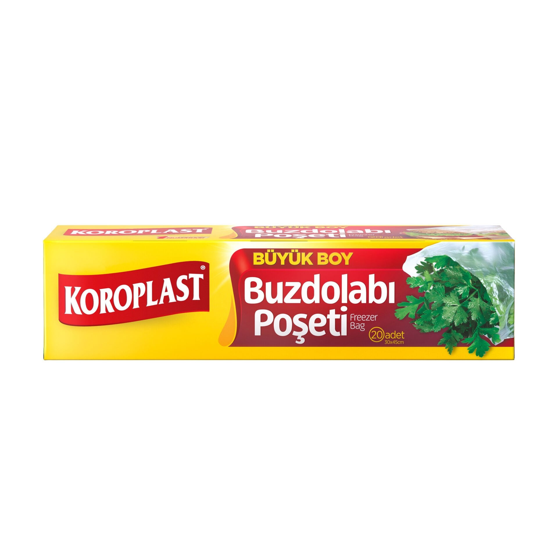 Koroplast Buzdolabı Poşeti Büyük Boy 30X40 Cm 20\' li
