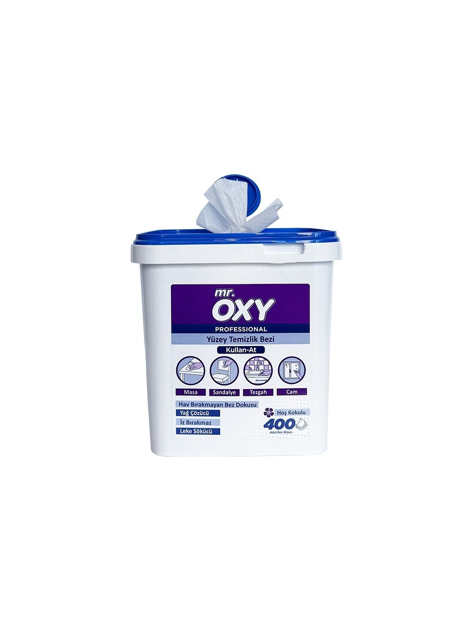 Oxy Pro Yüzey Temizlik Bezi Hoş Kokulu 400 Adet