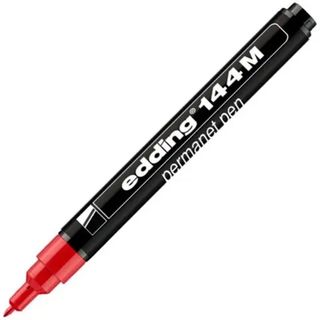 Eddıng Asetat Kalemi E-144M Kırmızı