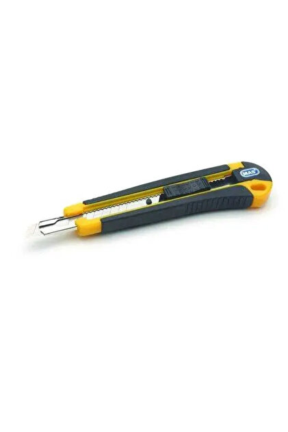Mas 2740 Kauçuk Gövde Dar Boy Maket Bıçağı 9Mm