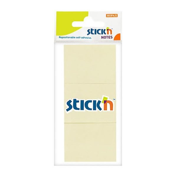 Yapışkanlı Not Kağıdı 38x51 Pastel Sarı 3lü (2112700-5001)