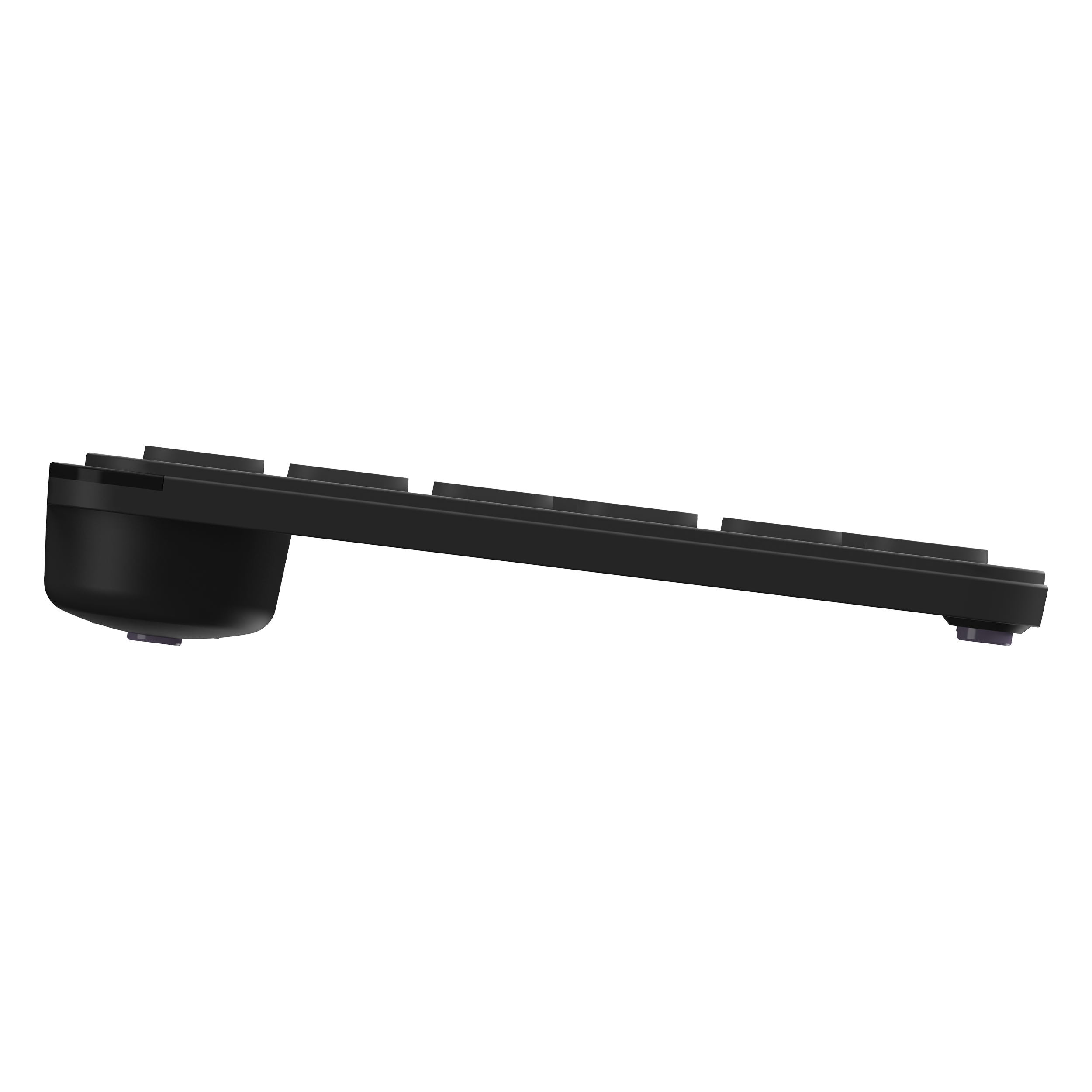 DAXİ MK-390 Klavye Kablosuz Set Bluetooth/ WiFi Siyah Q TR Retro Tuş 3 Cihaza Bağlantı #3