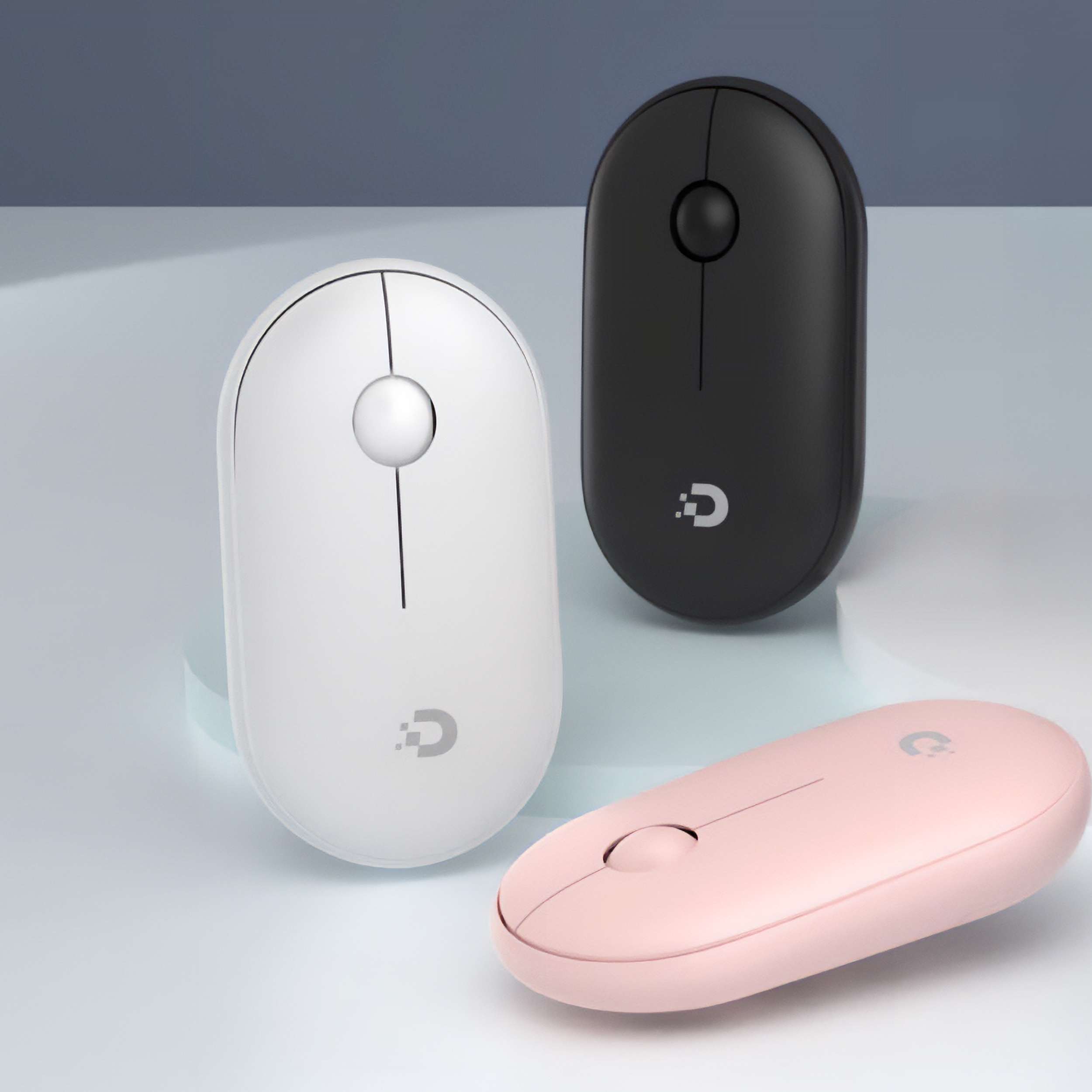 DAXİ MX-300 2.4GHz Beyaz Mouse Kablosuz Wireless+Bluetooth Mobile Pro Sessiz #3