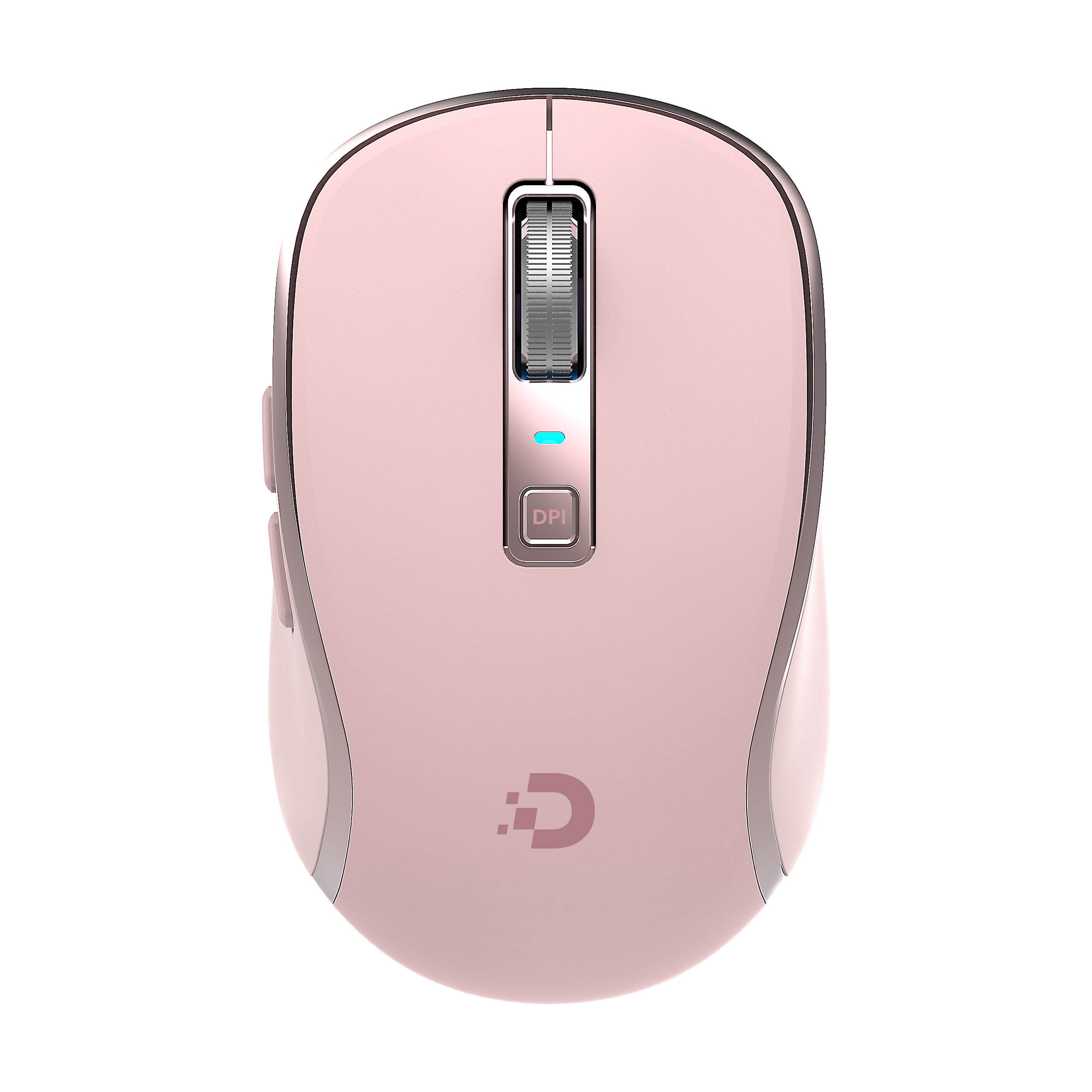 DAXİ MX-500 2.4Ghz 3200 DPI Pembe Mouse Kablosuz Wireless+Bluetooth Ultra Compact 6 Buton Sessiz