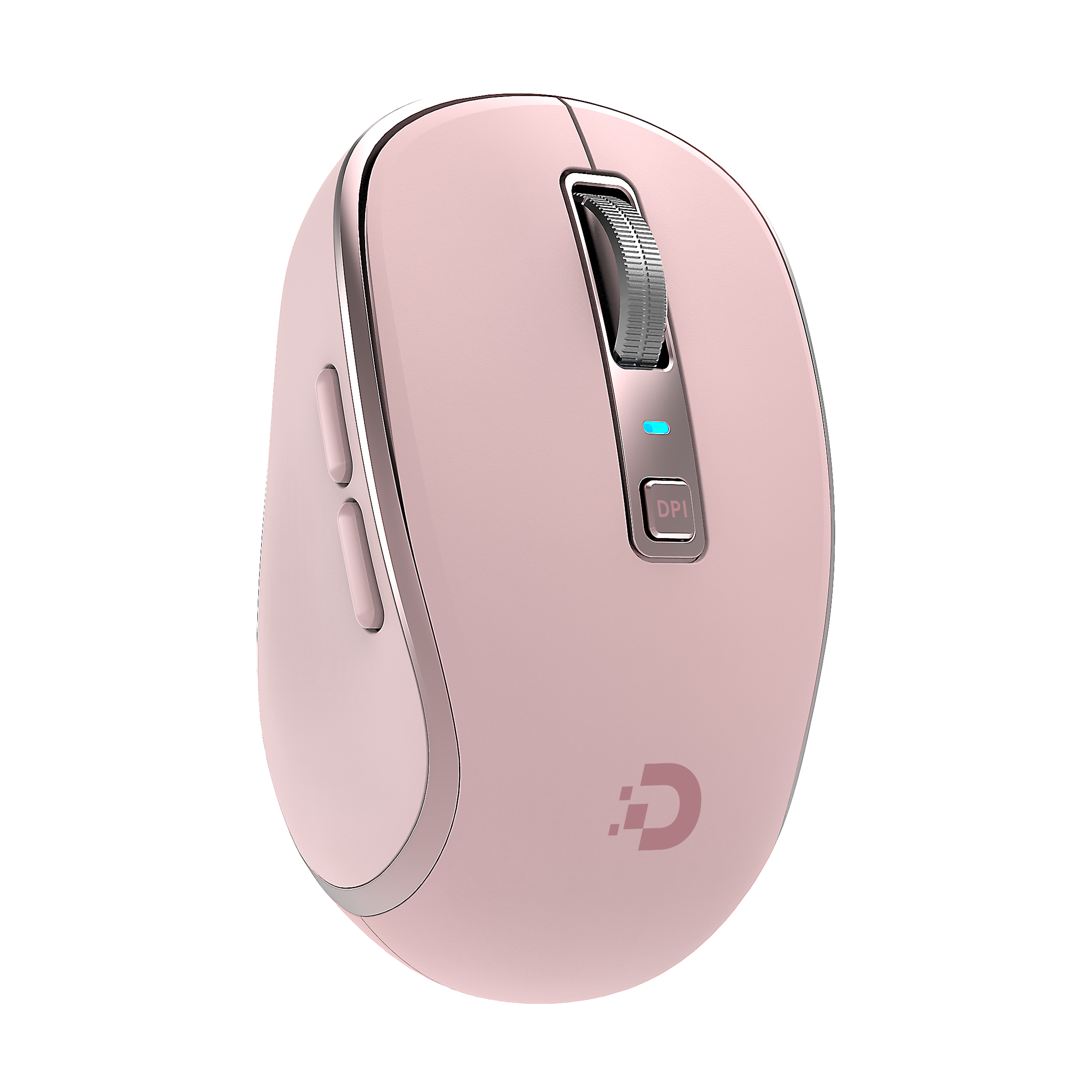 DAXİ MX-500 2.4Ghz 3200 DPI Pembe Mouse Kablosuz Wireless+Bluetooth Ultra Compact 6 Buton Sessiz #2