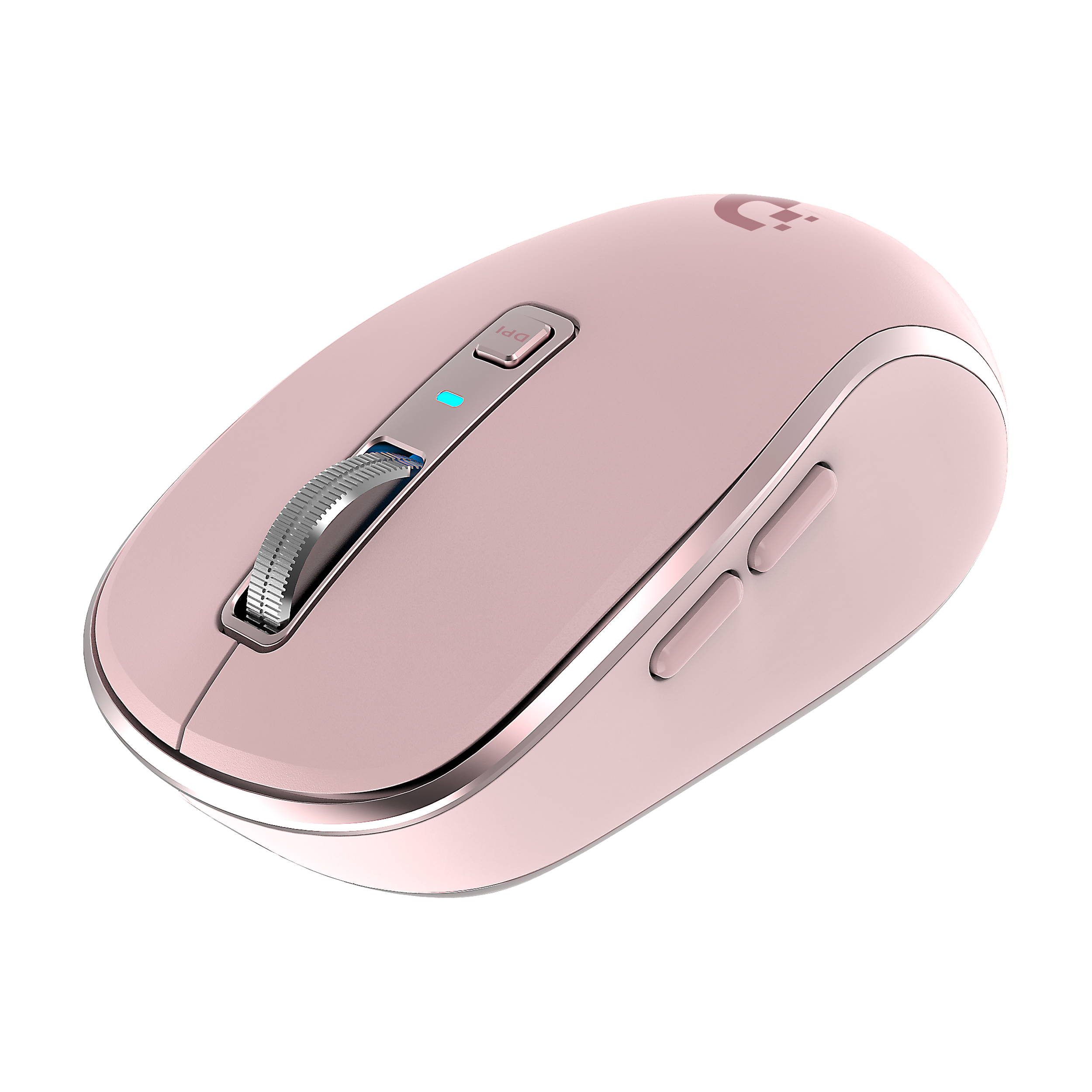 DAXİ MX-500 2.4Ghz 3200 DPI Pembe Mouse Kablosuz Wireless+Bluetooth Ultra Compact 6 Buton Sessiz #3