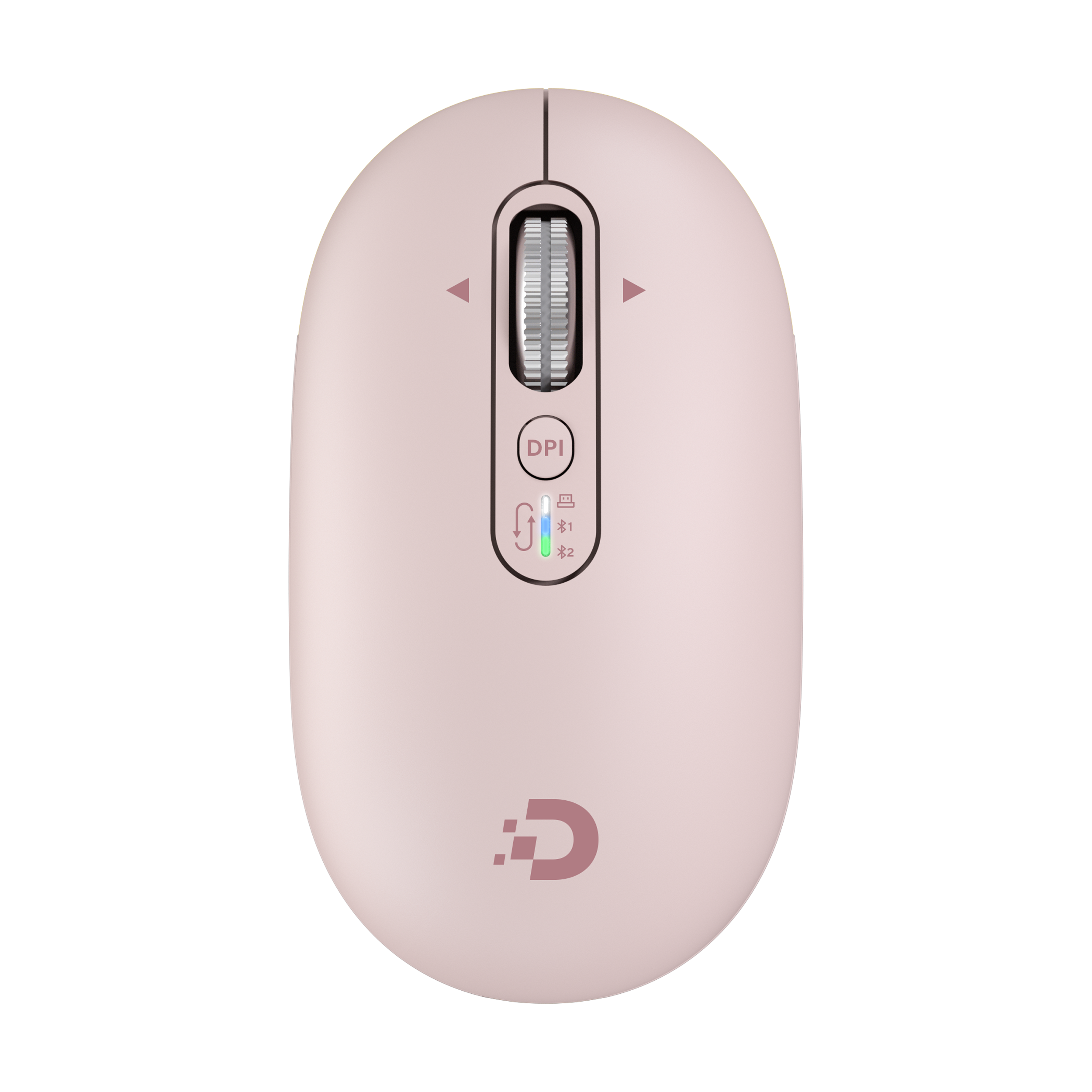 DAXİ MX-600 2.4Ghz 3200 DPI Pembe Mouse Kablosuz Wireless+Bluetooth Ultra Hızlı Tekerlek Sessiz