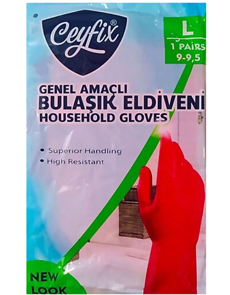 Ceyfix Bulaşık Eldiveni Large 9-9,5