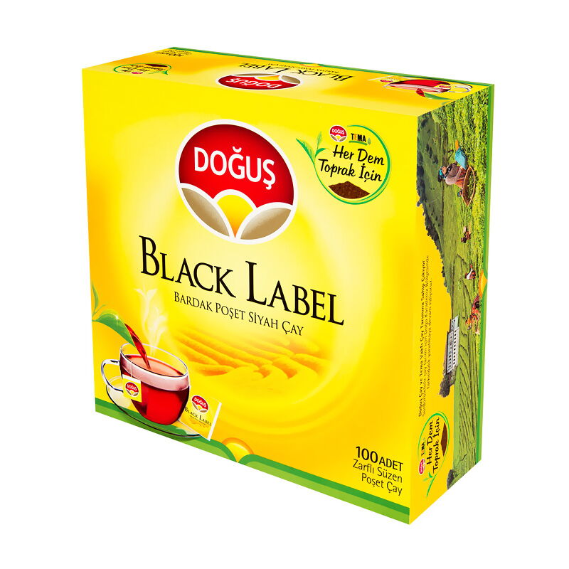 Doğuş Black Label Bardak Poşet Çay 100 Lü