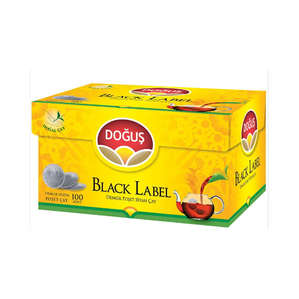 Doğuş Black Label Demlik Poşet Çay 100 Lü