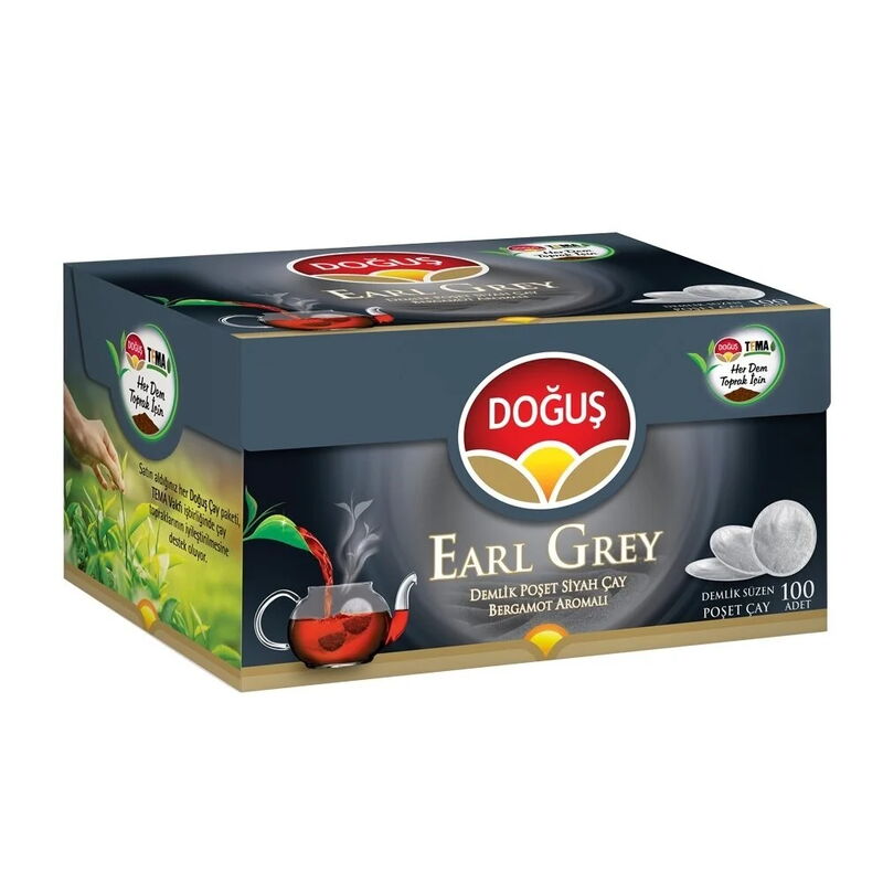Doğuş Earl Grey Demlik Poşet Çay 100 Lü