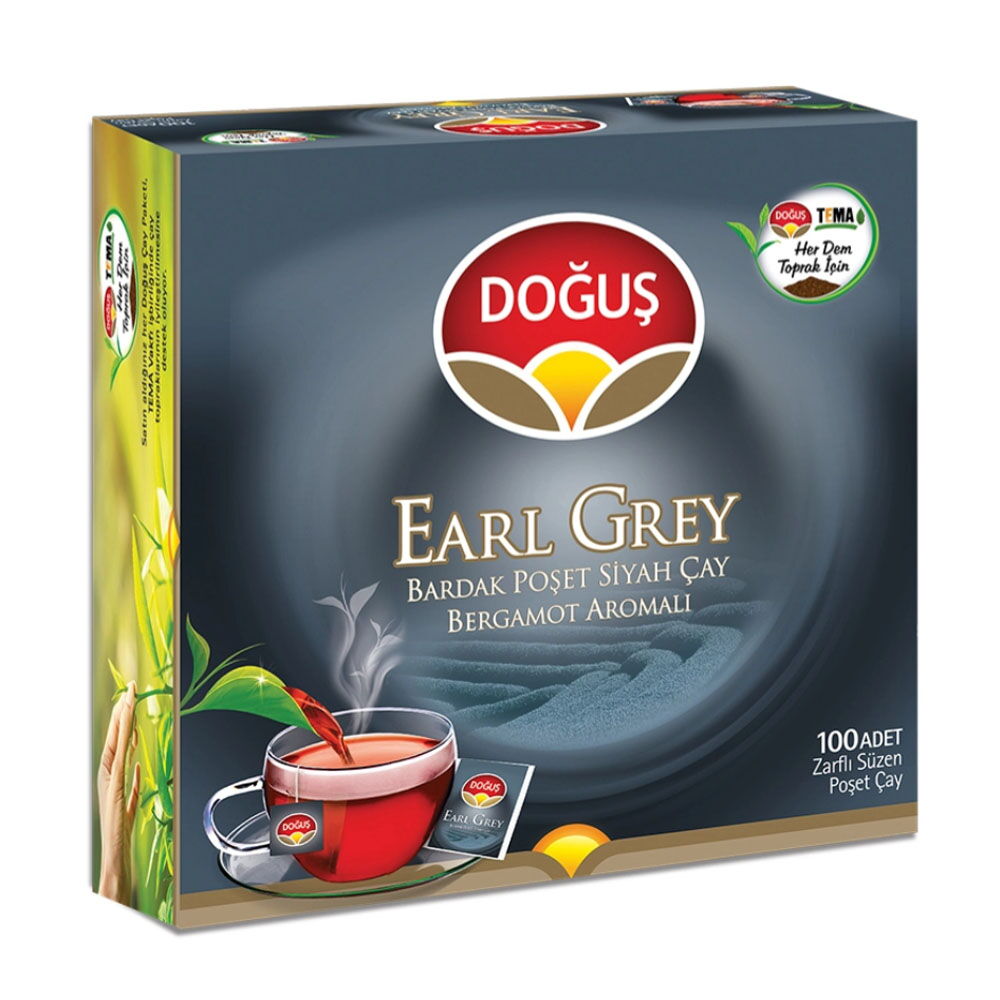 Doğuş Earl Grey Bardak Poşet Çay 100 Lü