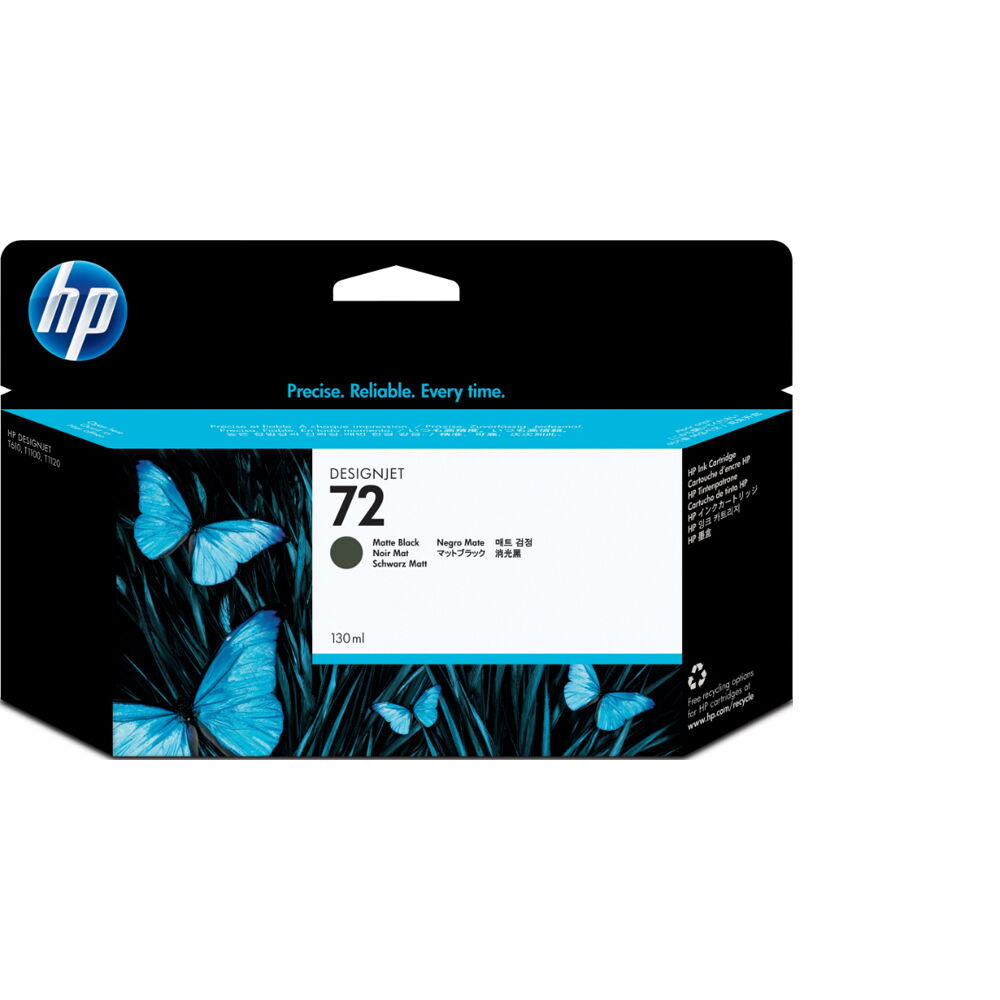 Hp C9403A No:72 Mürekkep Kartuş Mat Siyah 130Ml Uk