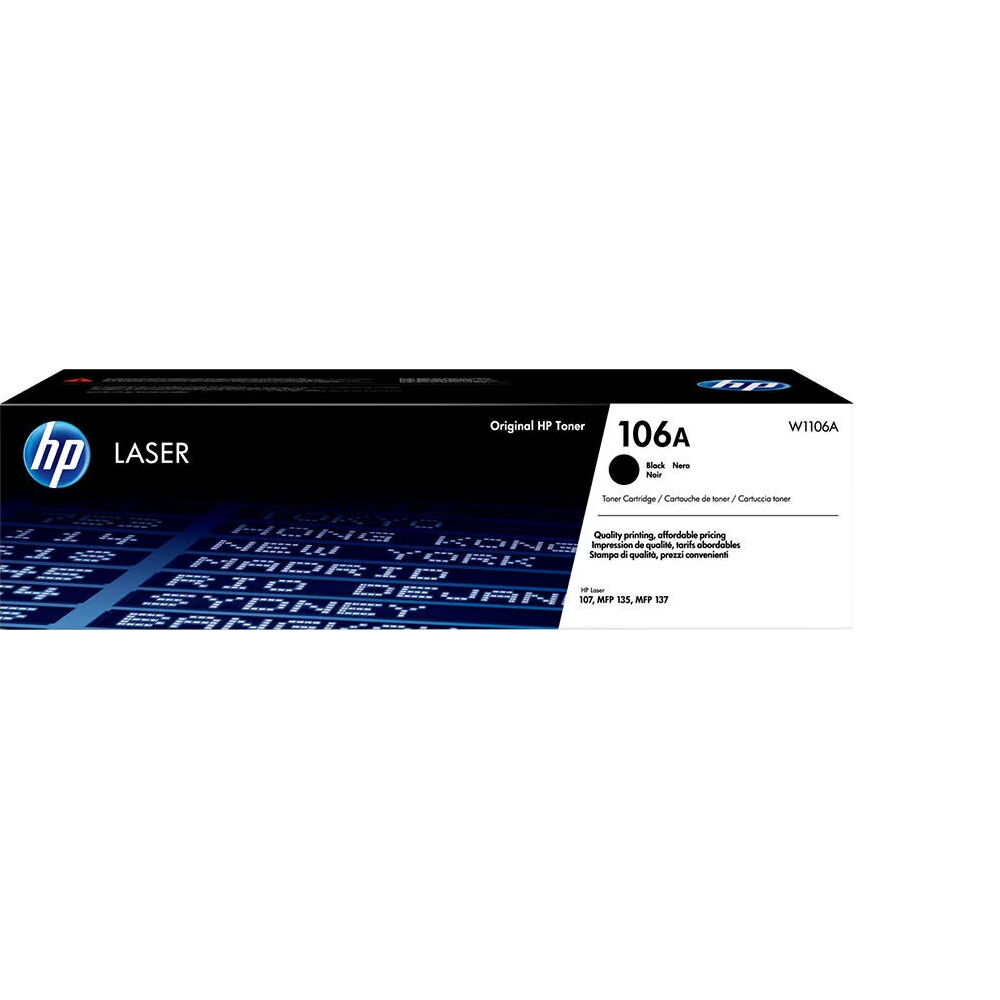 Hp W1106A Laser Toner Siyah 1.000 Sayfa No:106A