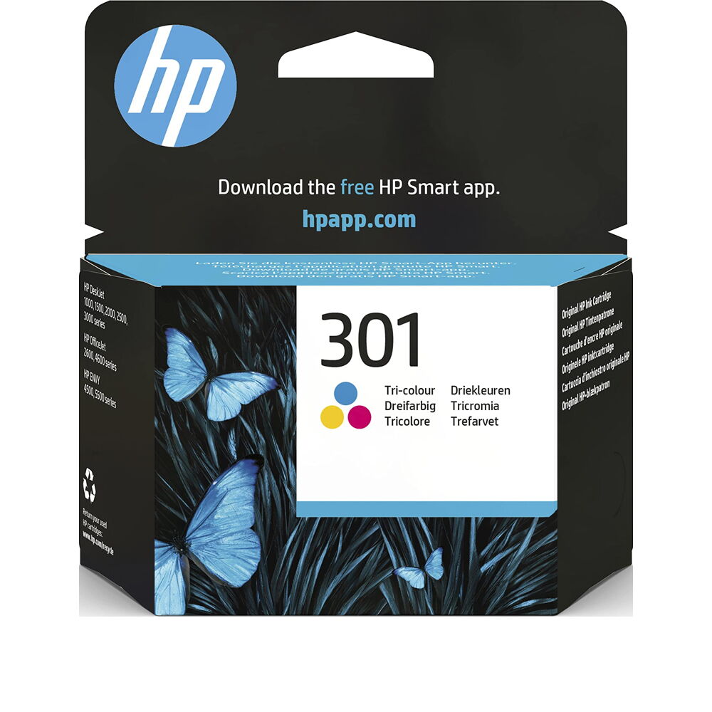 Hp Ch562Ee No:301 C Mürekkep Kartuş 165 Sayfa Renkli 1N