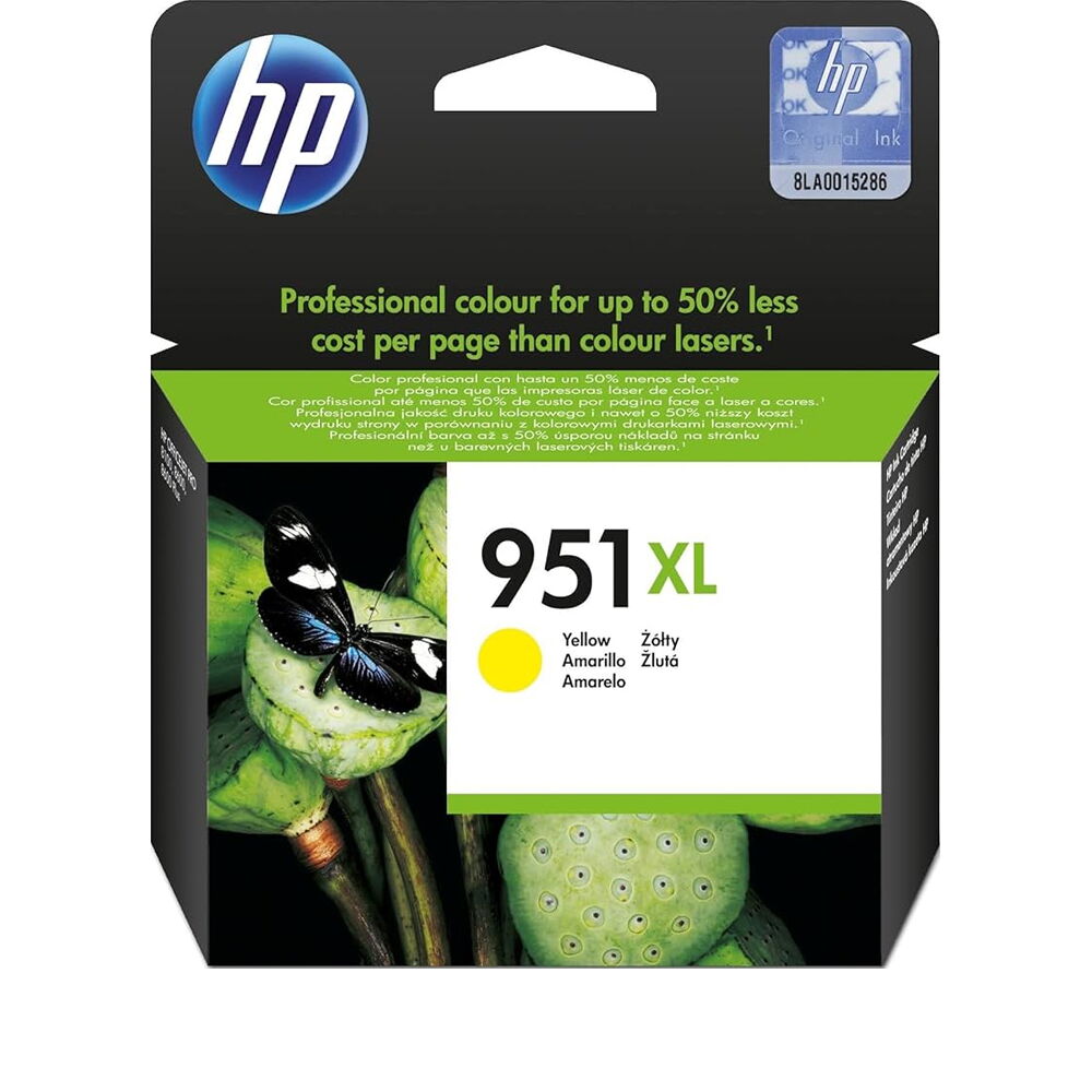 Hp Cn048Ae No:951Xl Y Mürekkep Kartuş 1.300 Sayfa Sarı 1N