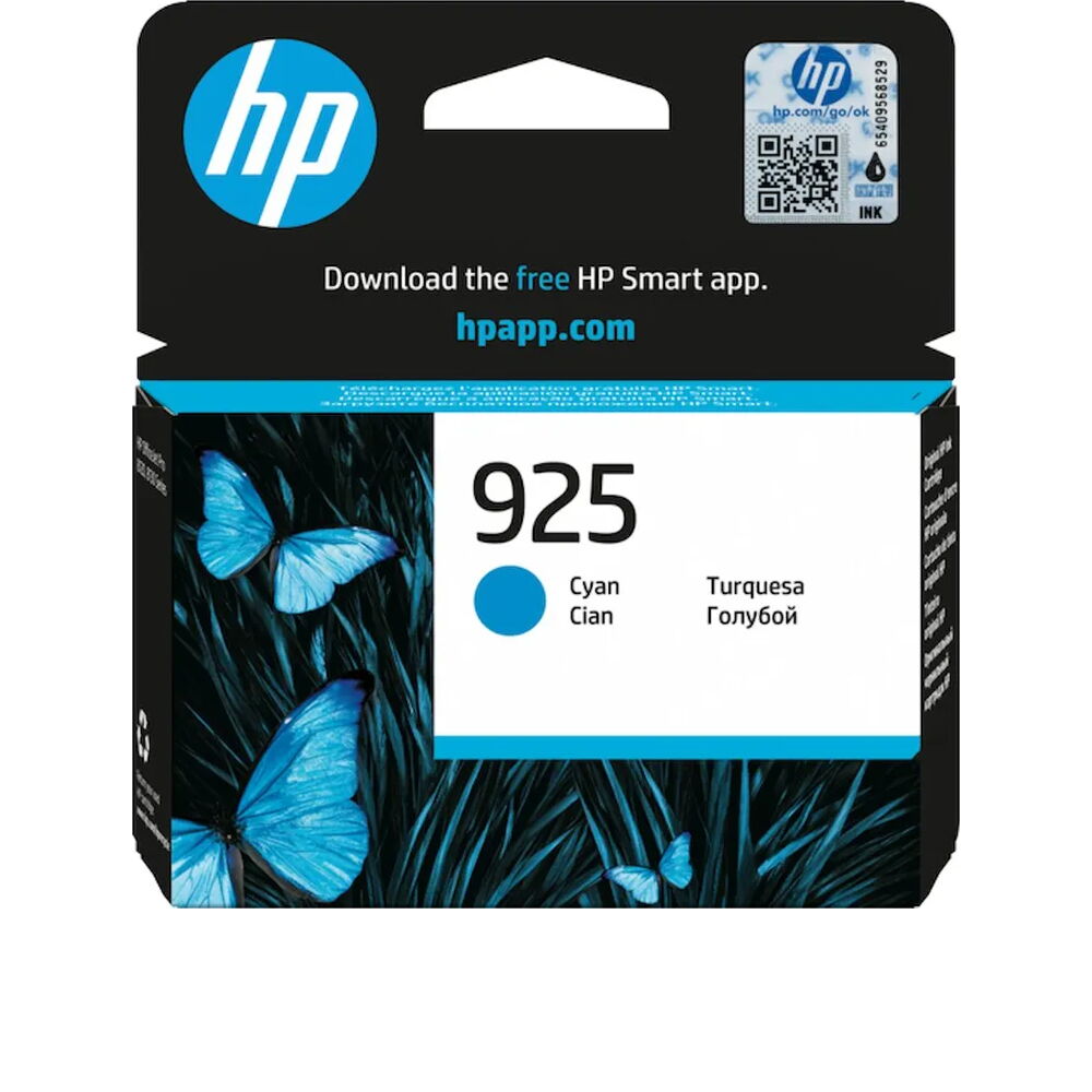 Hp 4K0V6Pe No:925 Mürekkep Kartuş Mavi 1N