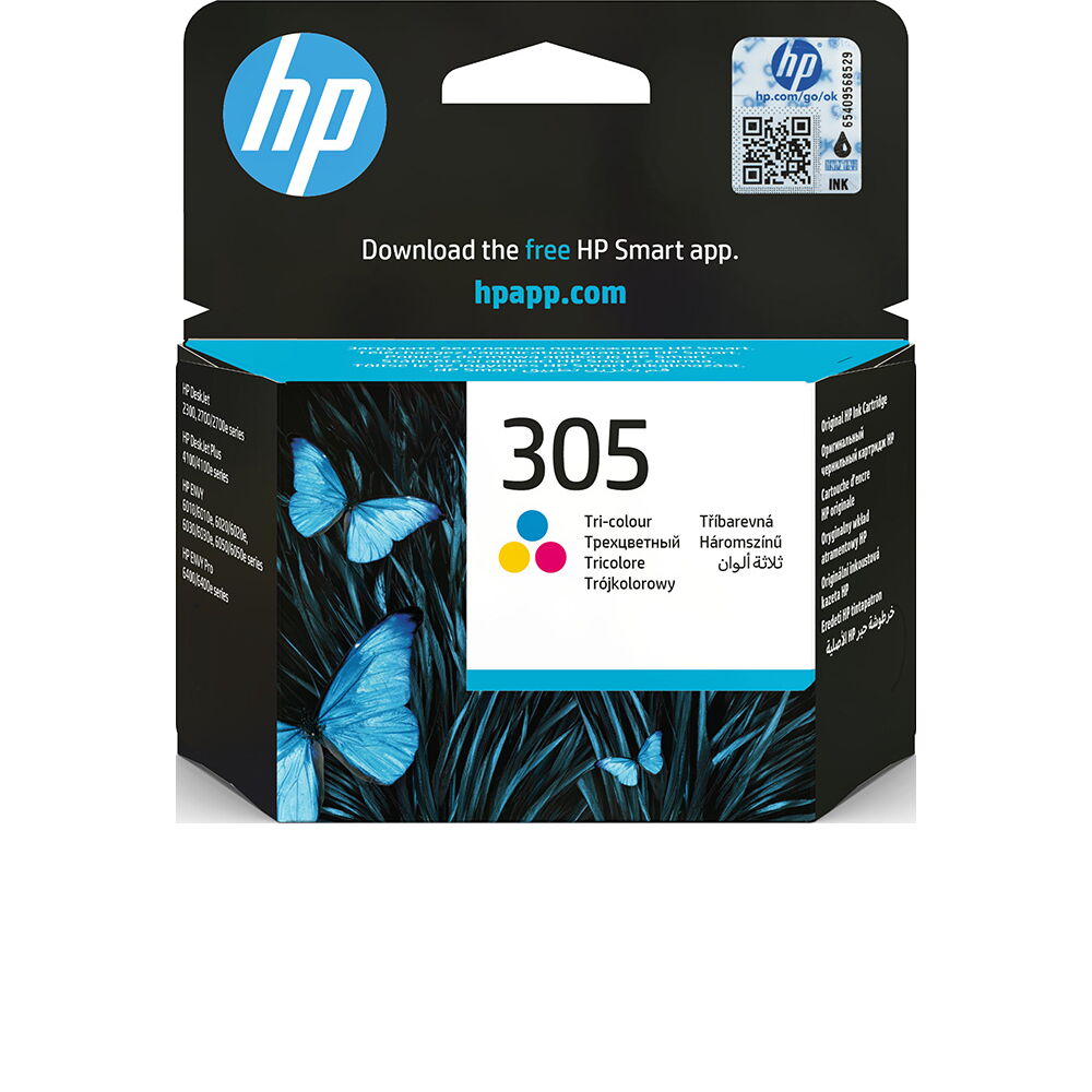 Hp 3Ym60Ae No:305 Mürekkep Kartuş 100 Sayfa Renkli 1N