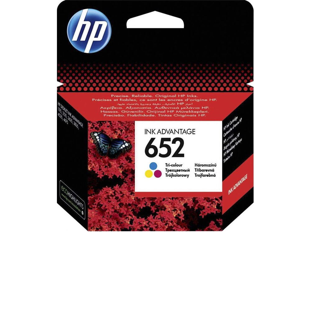 Hp F6V24Ae No:652 Mürekkep Kartuş Renkli 1N