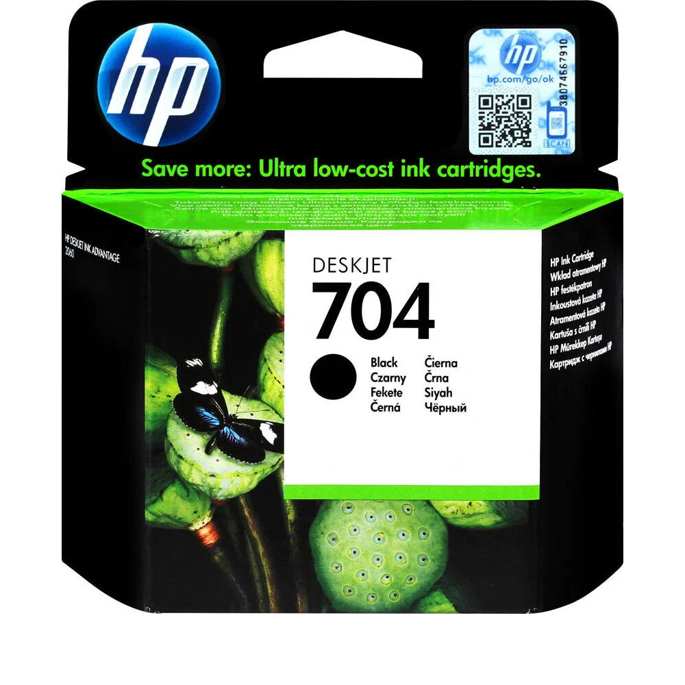 Hp Cn692Ae No:704 Bk Mürekkep Kartuş 480 Sayfa Siyah 1N