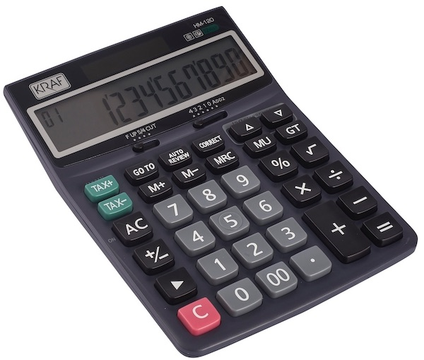 Kraf Hesap Makinesi Masaüstü 12 Hane Tax Hm-120 #2