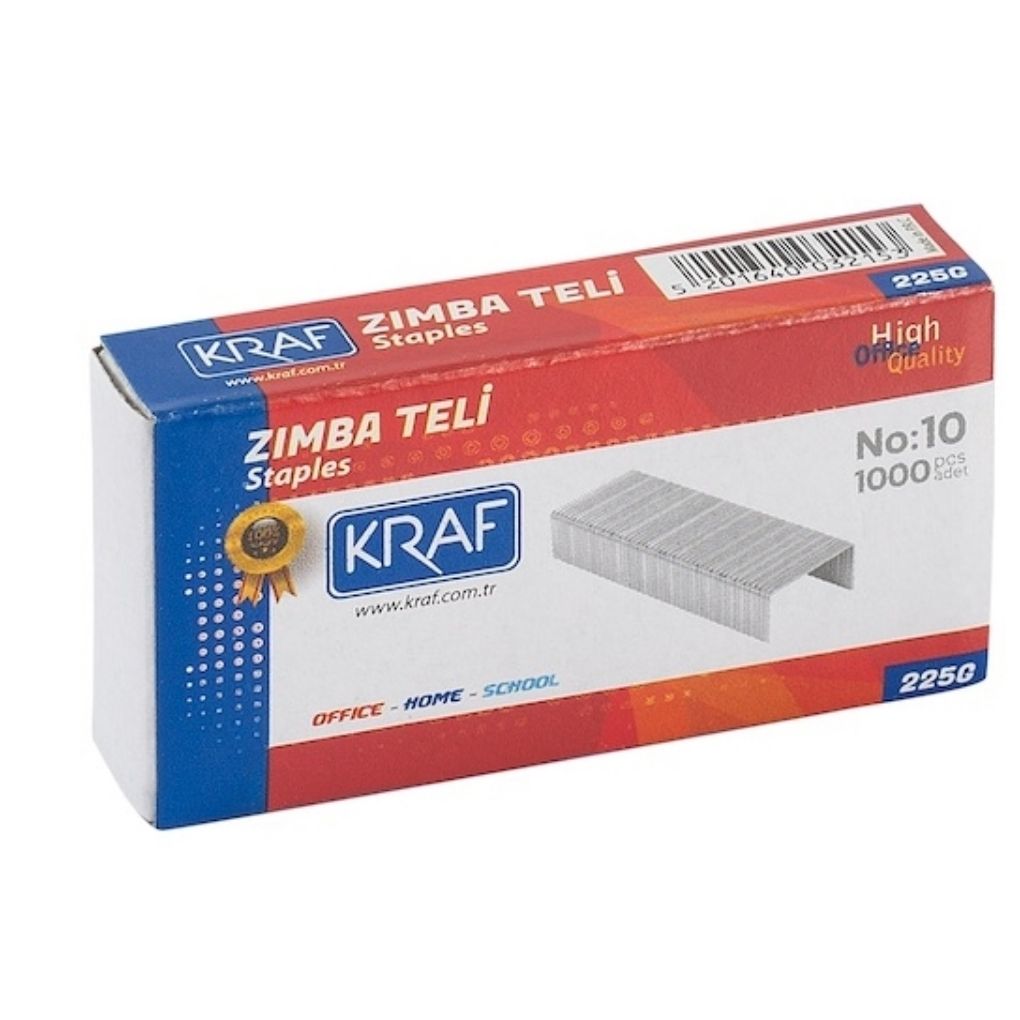 Kraf Zımba Teli No:10 Beyaz 1000 Li 225G