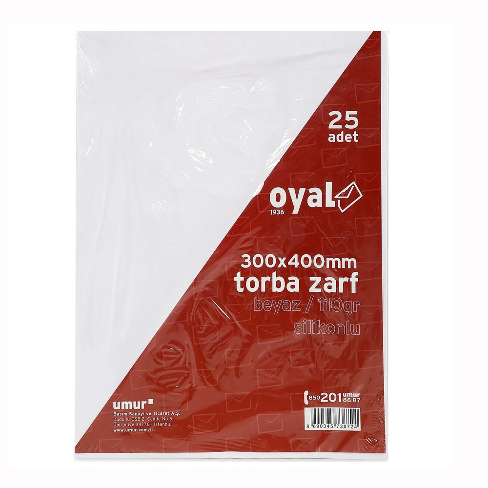 Oyal Torba Zarf 300X400 1.Hamur 110Gr 25Li