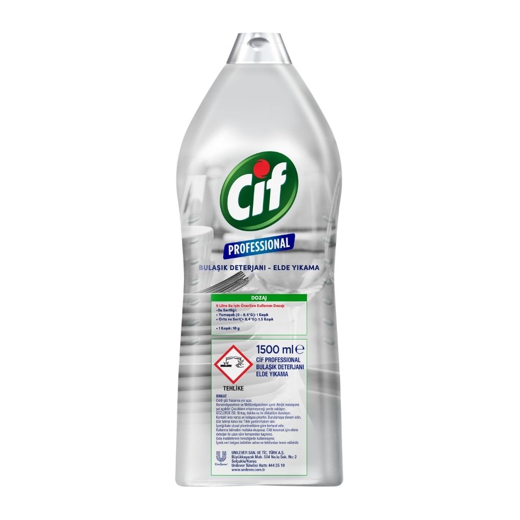 Cif Professional Bulaşık Deterjanı - Elde Yıkama 1500 Ml 62678282 #2