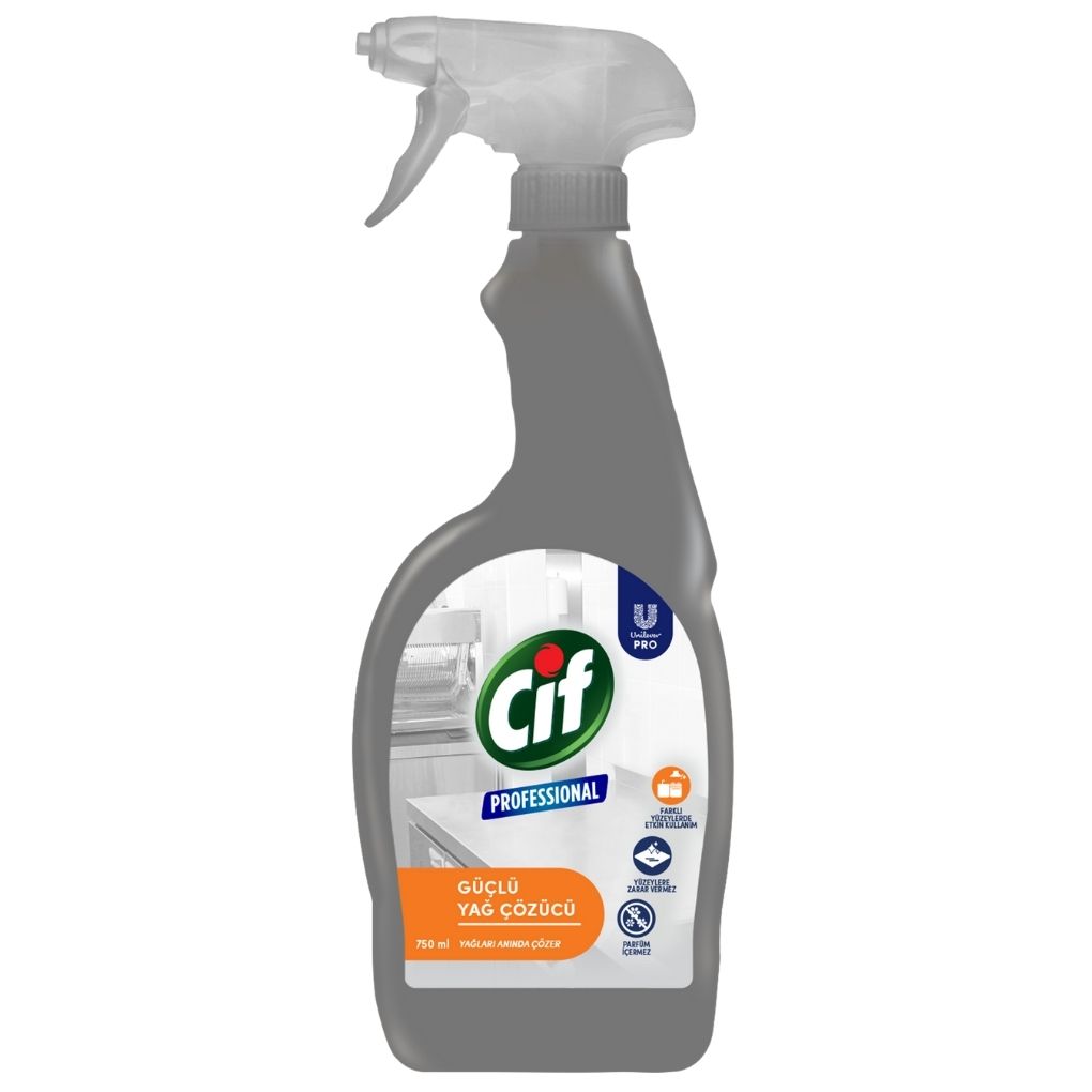 Cif Professional Güçlü Yağ Çözücü Sprey 750 Ml 68686180