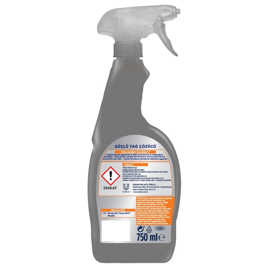 Cif Professional Güçlü Yağ Çözücü Sprey 750 Ml 68686180 #2
