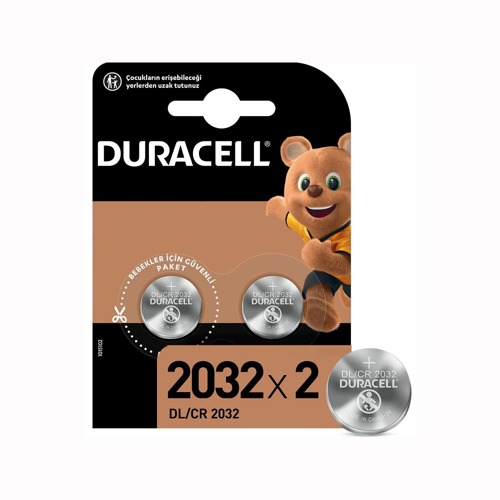 Duracell Pil Düğme 3V 2 Li 2032