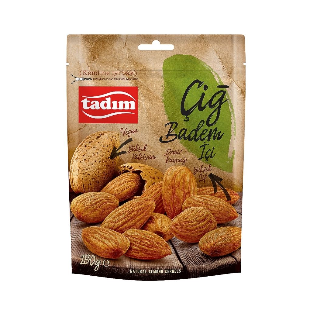 Tadım Badem İçi Çiğ 180 Gram