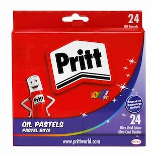 Pritt Pastel Boya 24 Lü Karton Kutu